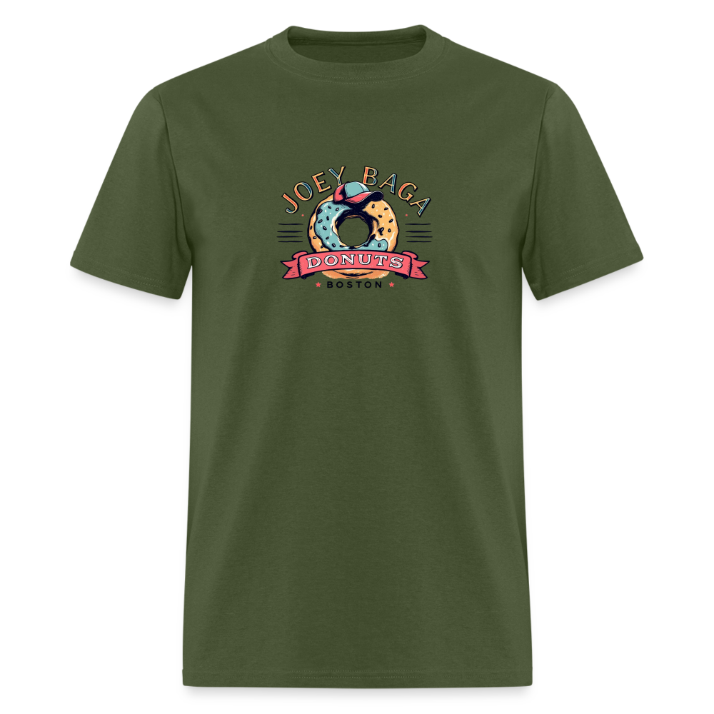 JOEY BAGA DONUTS BOSTON Haines Unisex Classic T-Shirt - military green