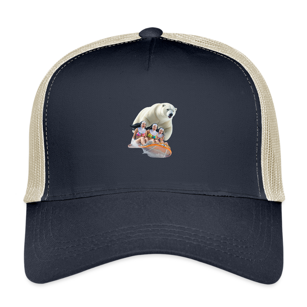 The FLYING NUNS Eco Trucker Cap - pacific/oyster
