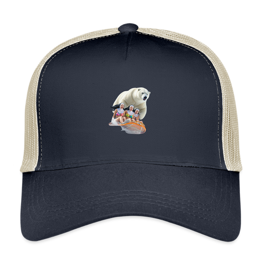 The FLYING NUNS Eco Trucker Cap - pacific/oyster