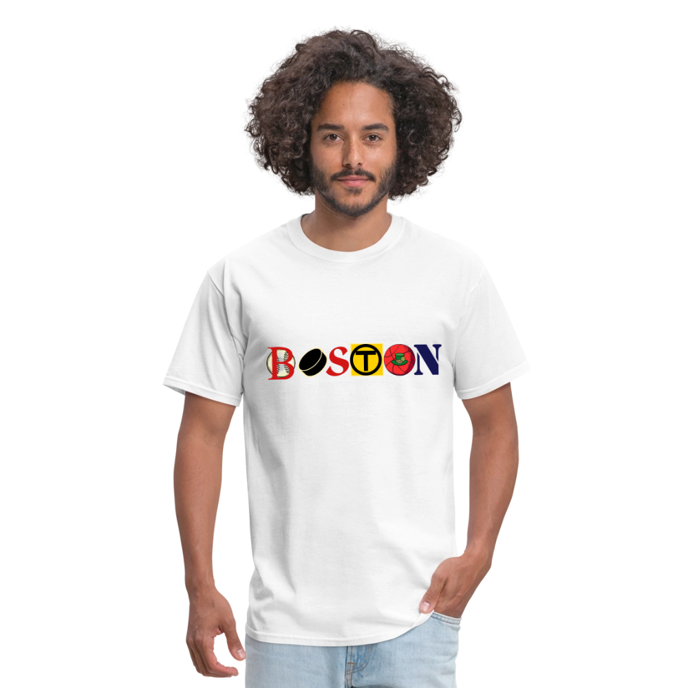 THE BOSTON Unisex Classic T-Shirt - white