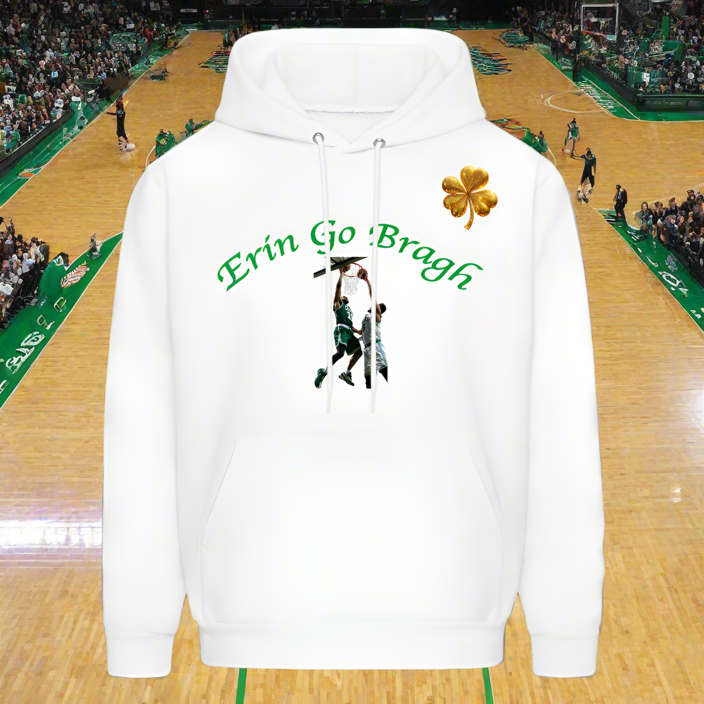 ERIN GO BRAGH DOUBLE GOLD Men's Hoodie - white