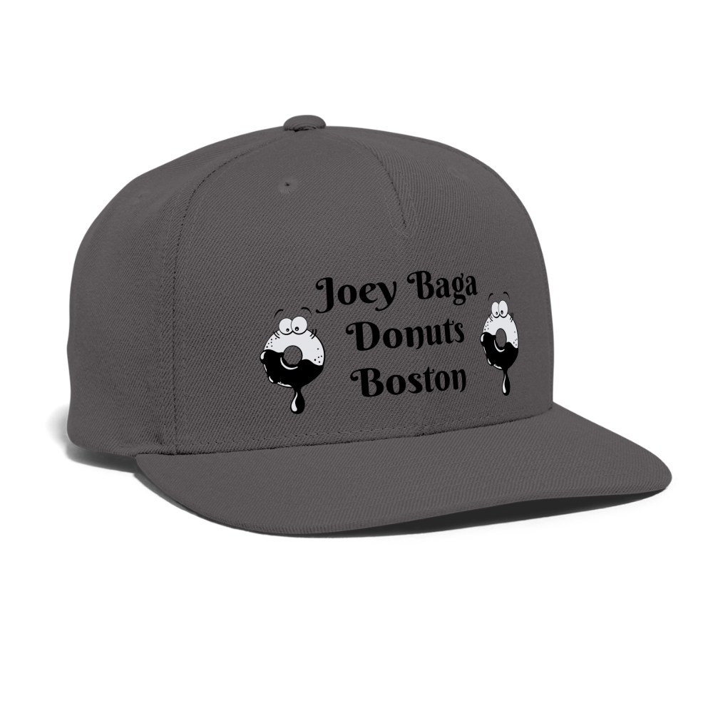 JOEY BAGA DONUTS Original Snapback Baseball Cap Snapback Baseball Cap - dark grey