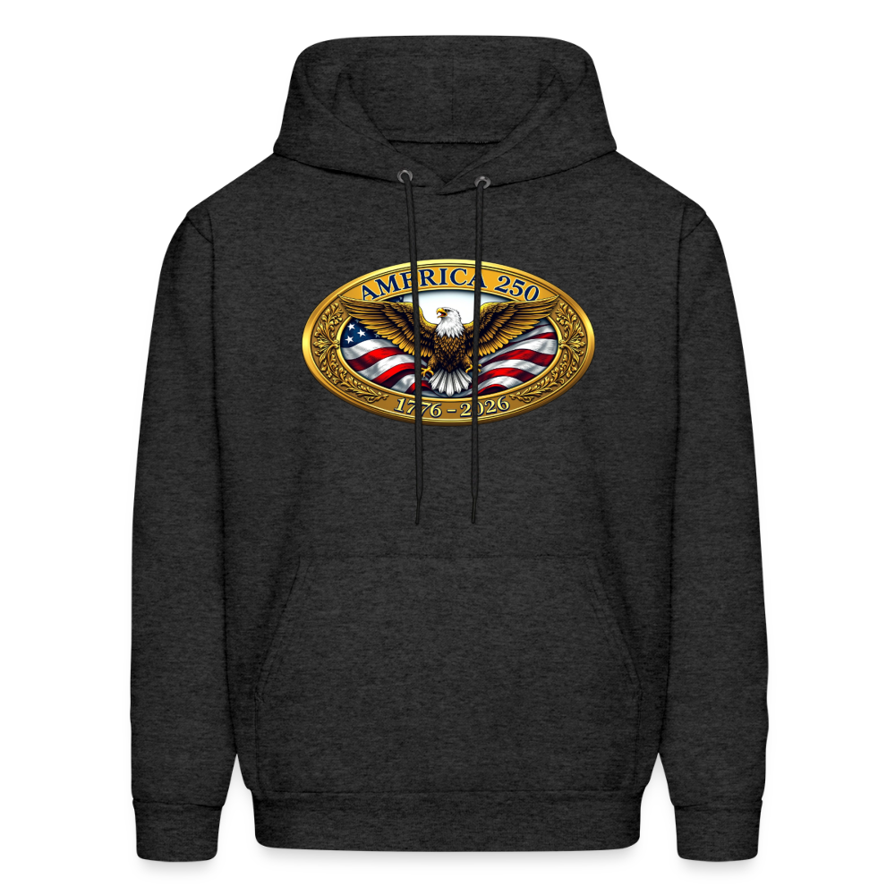 AMERICA 250 Men's Hoodie - charcoal grey
