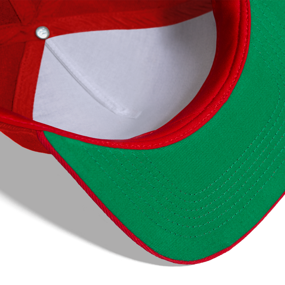 Snow Bunny 2 Snapback Baseball Cap - red