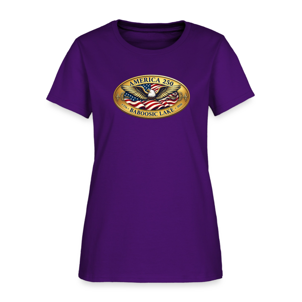 AMERICA 250 BABOOSIC LAKE AMERICA 250 Women's T-Shirt - purple