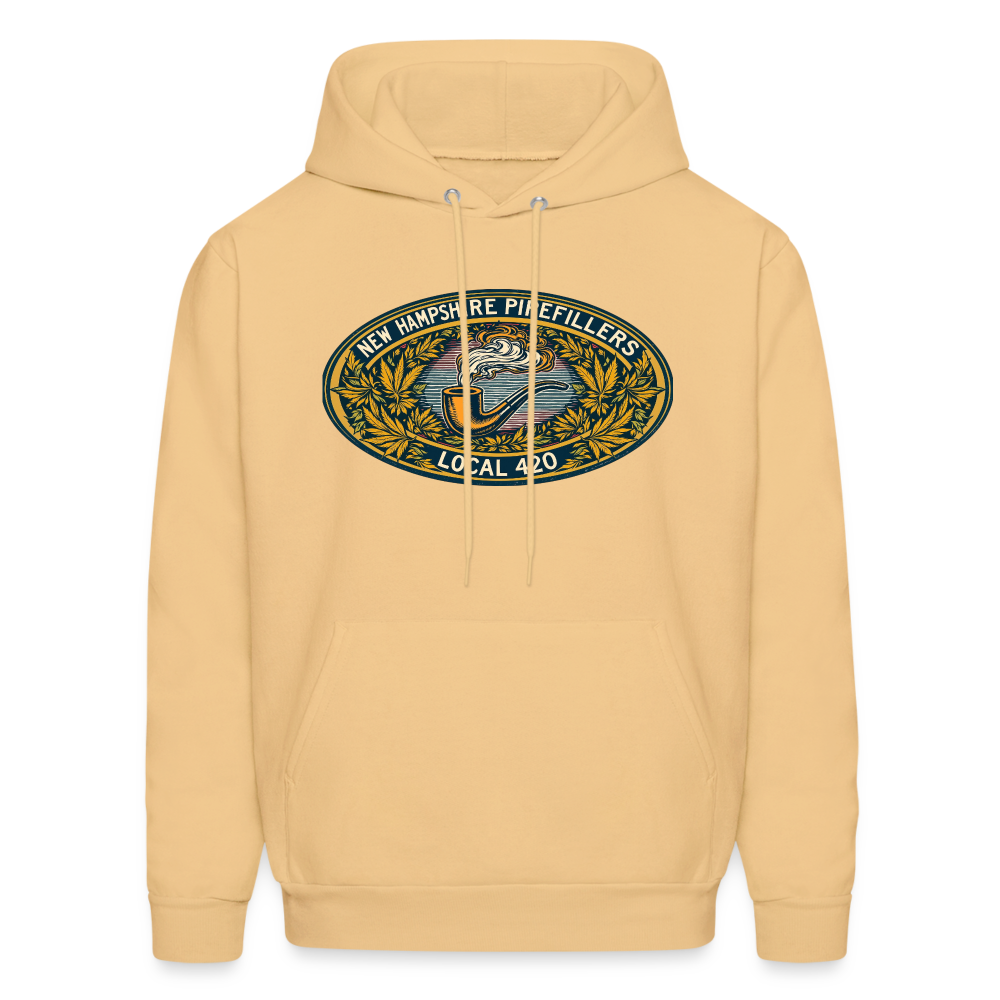 NEW HAMPSHIRE PIPEFILLERS UNION LOCAL 420 Hoodie 2 - light gold 
