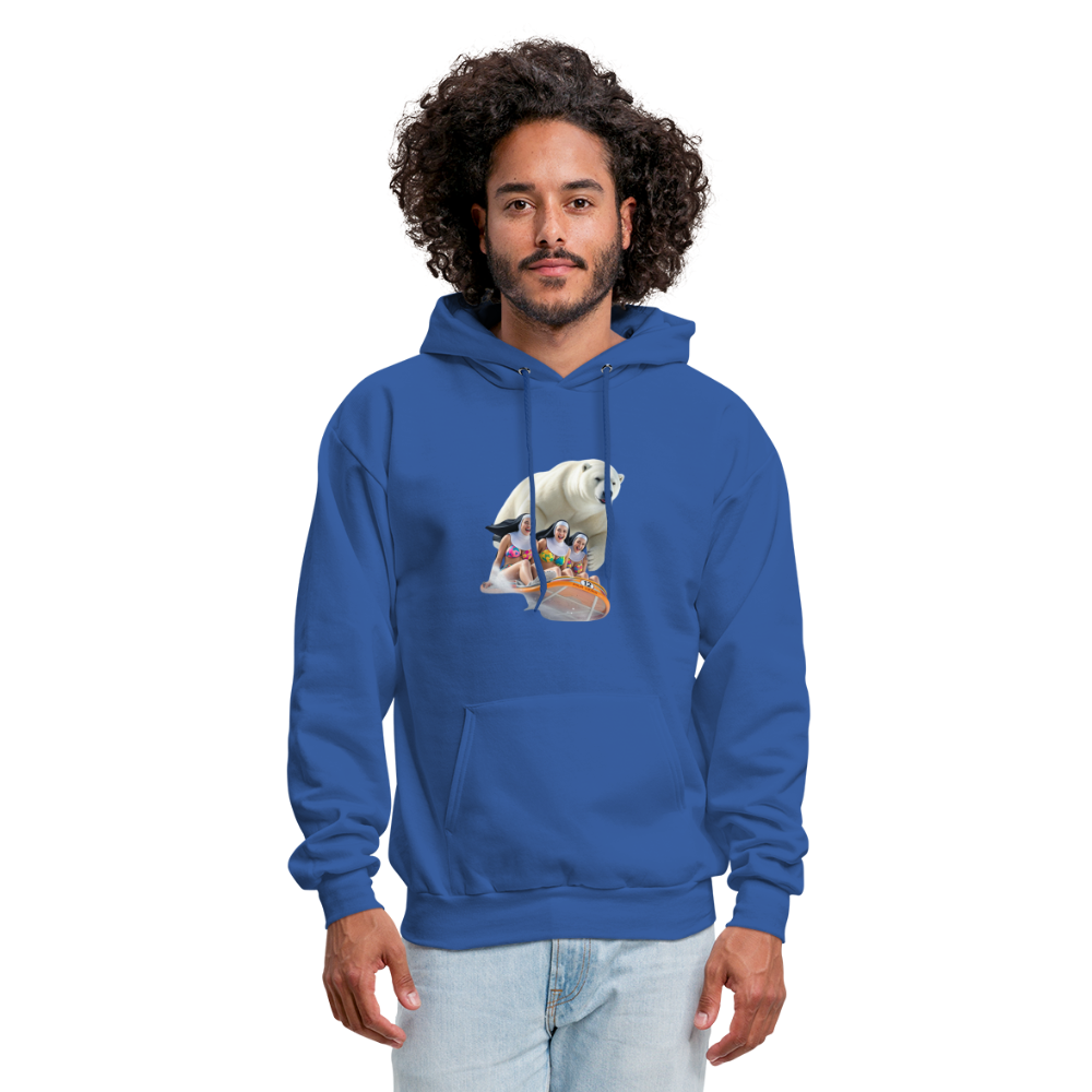 SLED SISTERS Men's Hoodie - royal blue