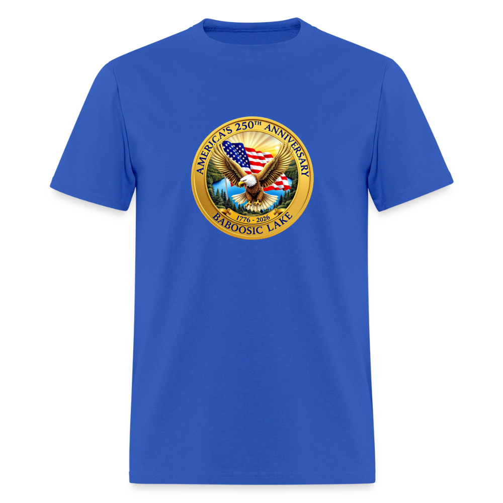 AMERICA 250 AMHERST Men's T-Shirt | GILDAN 5000 - royal blue