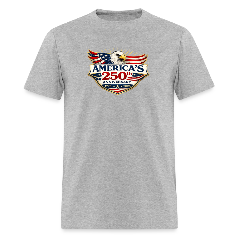 AMERICA 250th ANNIVERSARY Eagle Men's T-Shirt - heather gray