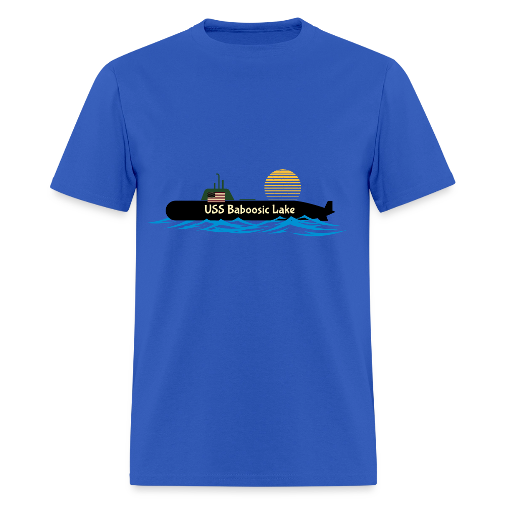 USS BABOOSIC LAKE Hanes Unisex Classic T-Shirt - royal blue