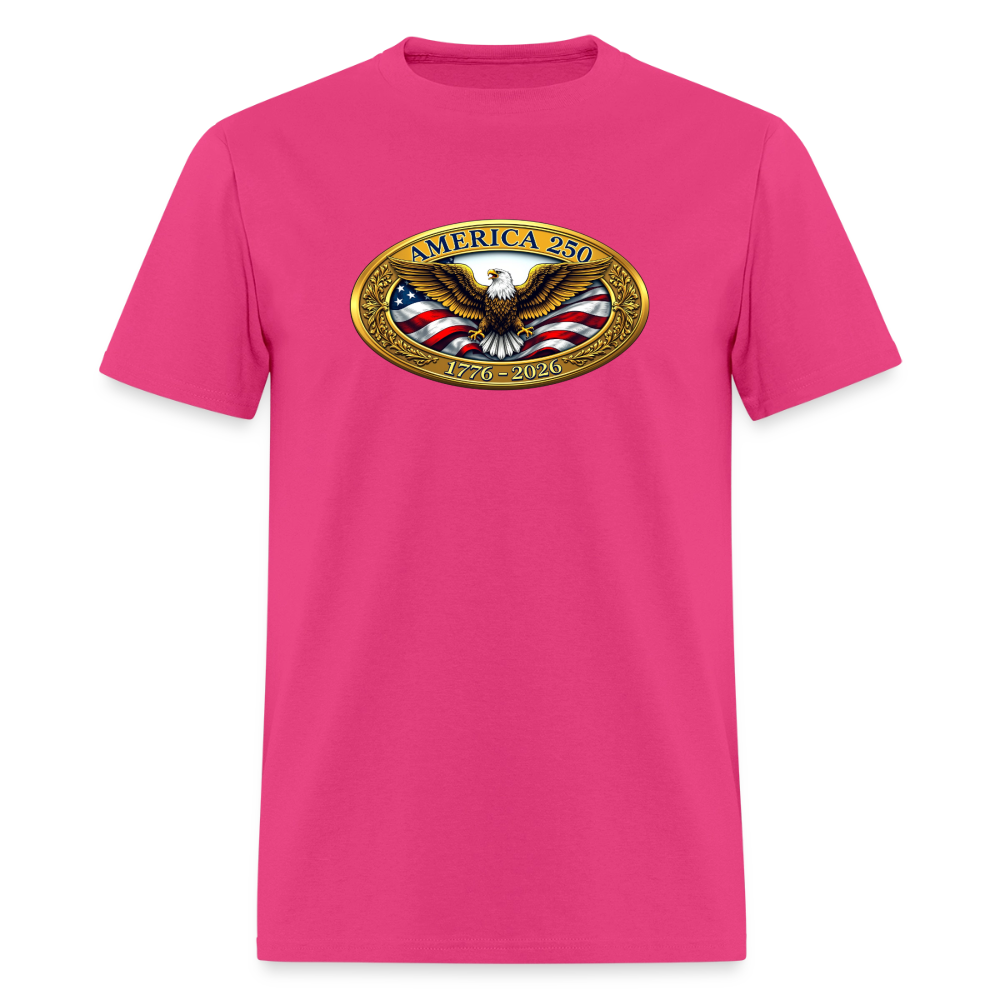 AMERICA 250 Men's T-Shirt - fuchsia