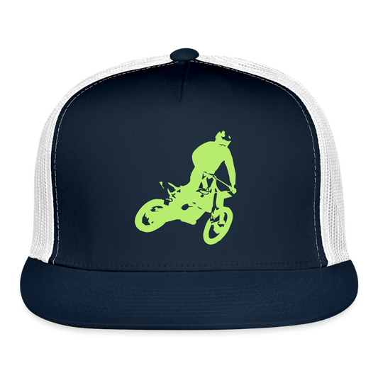 Trucker Hat - navy/white