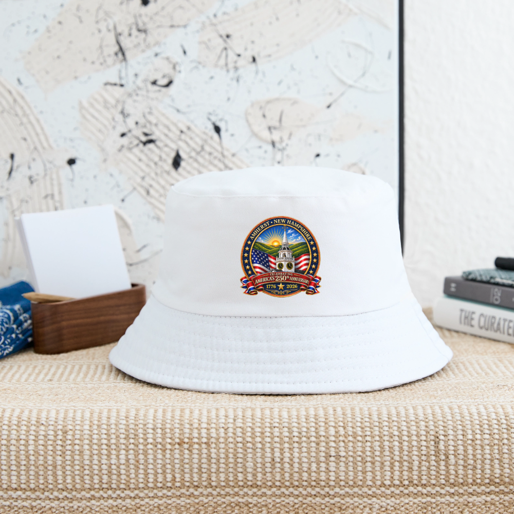 AMHERST 250 Kid's Bucket Hat - white