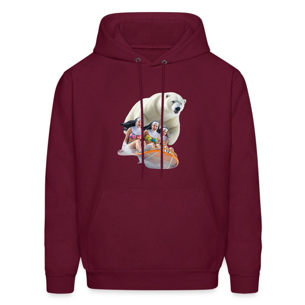 SLED SISTERS Men's Hoodie - burgundy