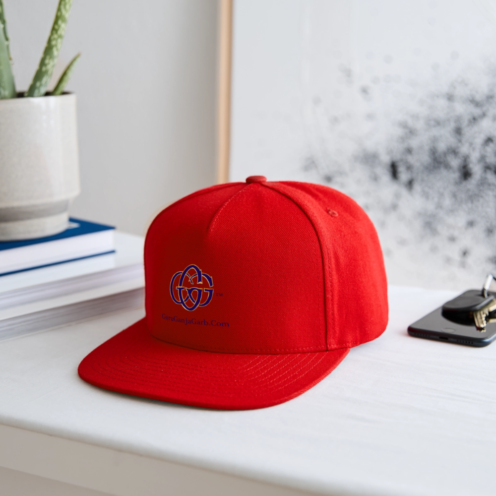 GGG LOGO Snapback Baseball Cap - red