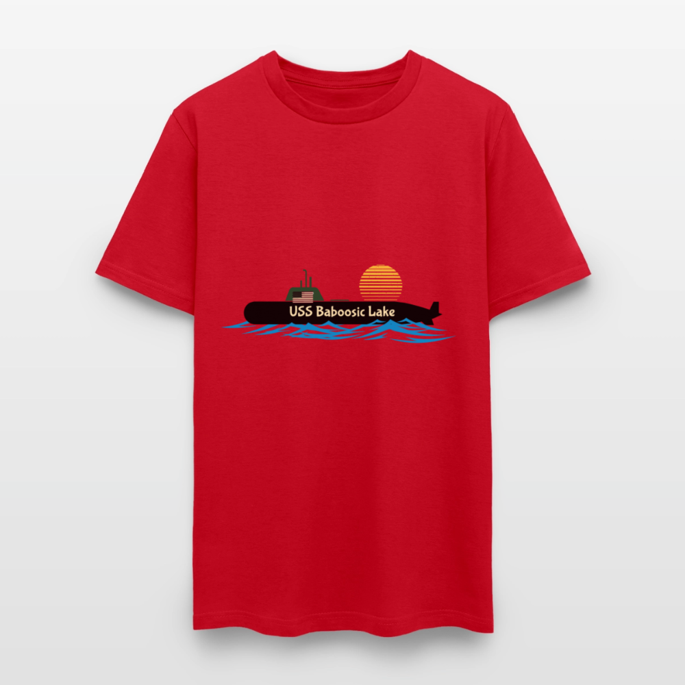 USS BABOOSIC LAKE Hanes Unisex Classic T-Shirt - red