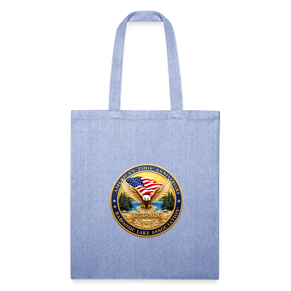 America's 250th Anniversary BLA Recycled Tote Bag - light Denim