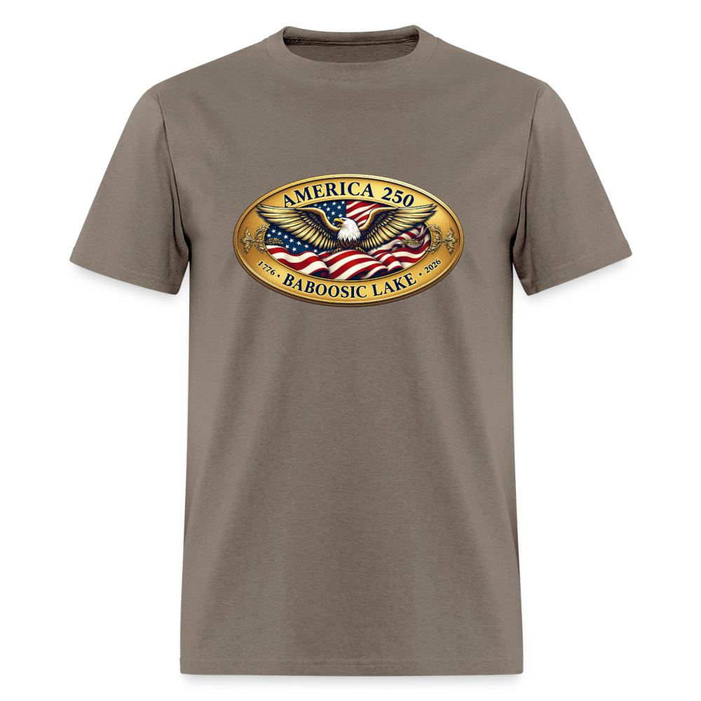 BABOOSIC LAKE AMERICA 250 Men's T-Shirt - safari