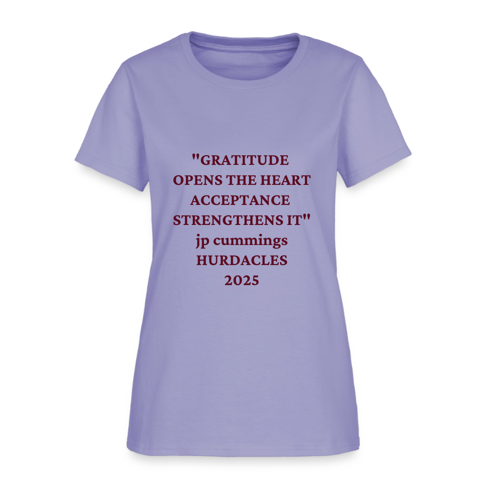 GRATITUDE Women's T-Shirt - lavender
