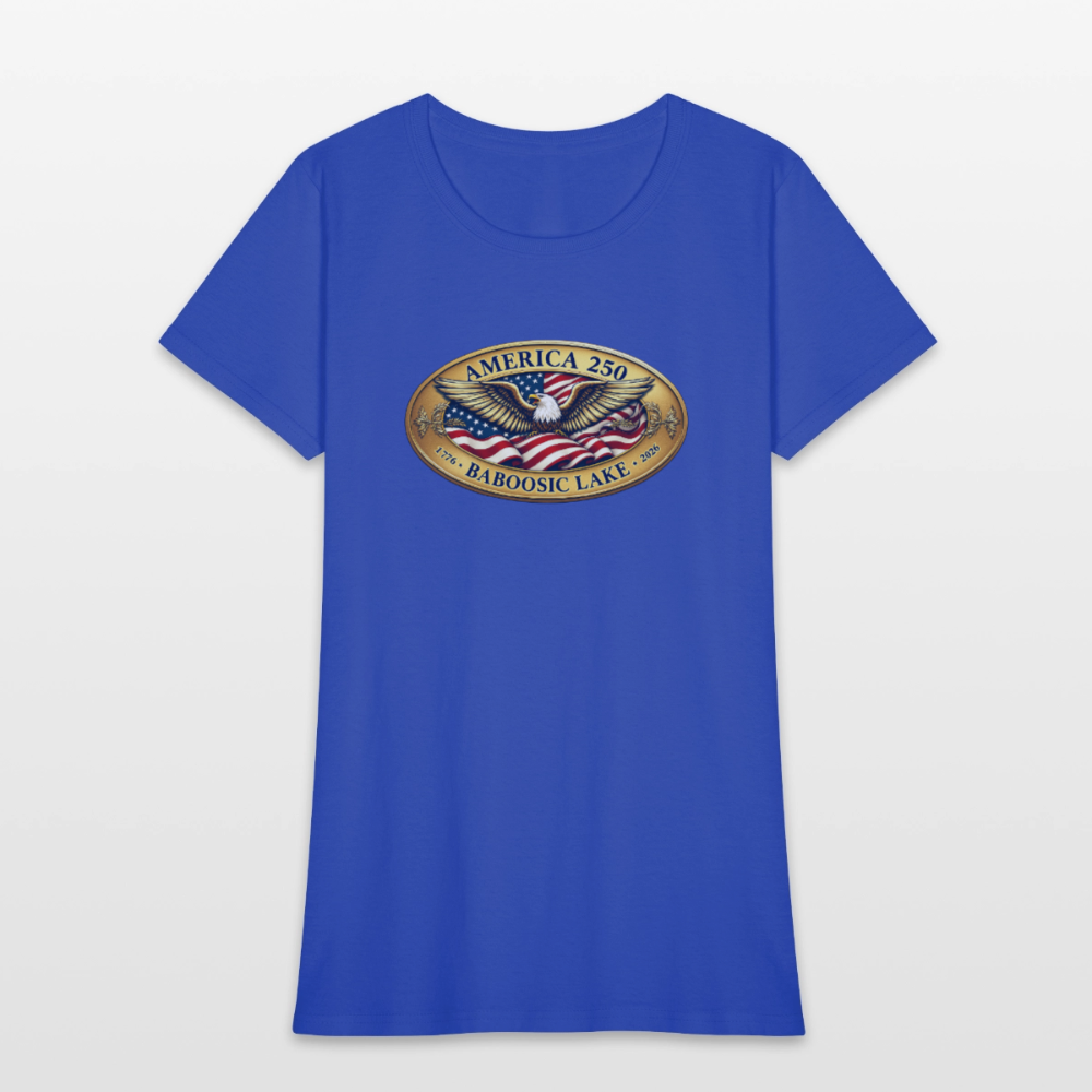 AMERICA 250 BABOOSIC LAKE AMERICA 250 Women's T-Shirt - royal blue