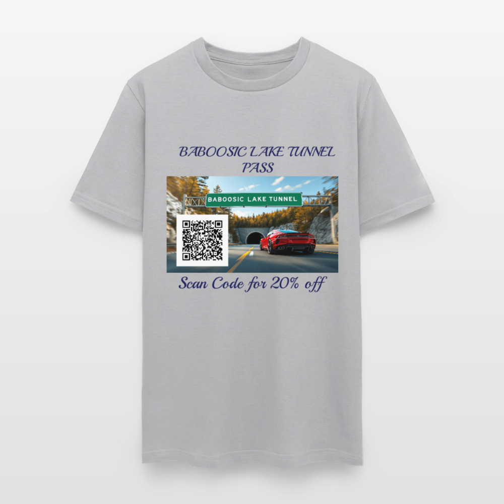 BABOOSIC LAKE TUNNEL PASS TEE - rock