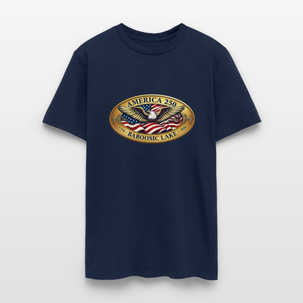 BABOOSIC LAKE AMERICA 250 Men's T-Shirt - navy