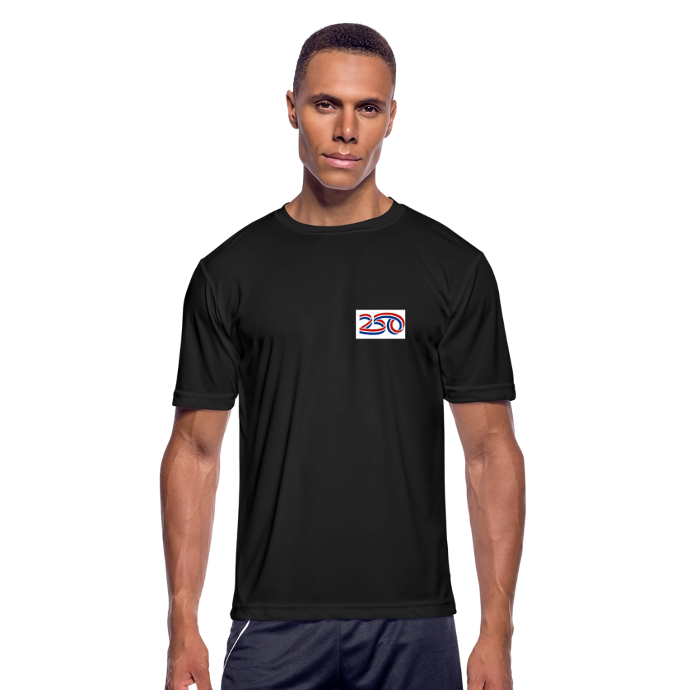 Amherst Men’s Moisture Wicking Performance T-Shirt - black