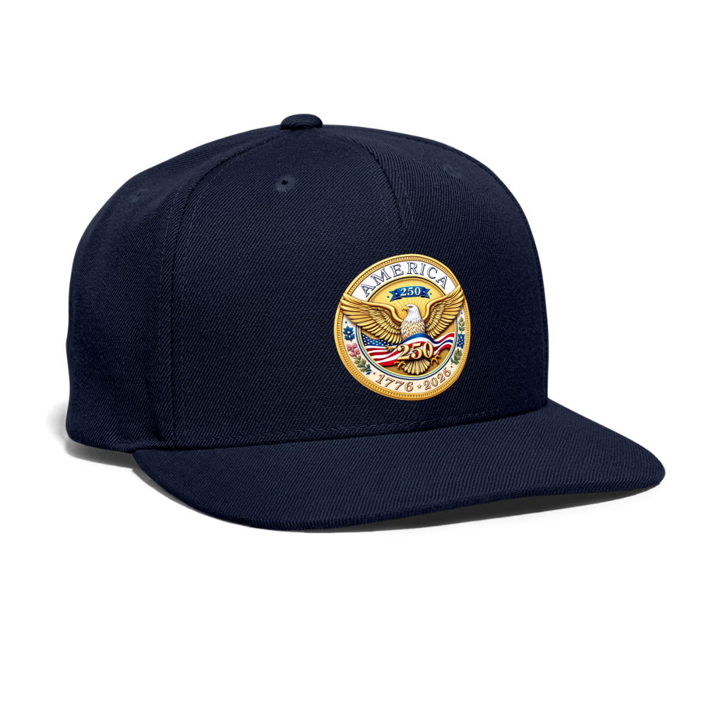 AMERICA 250 Snapback Baseball Cap - navy