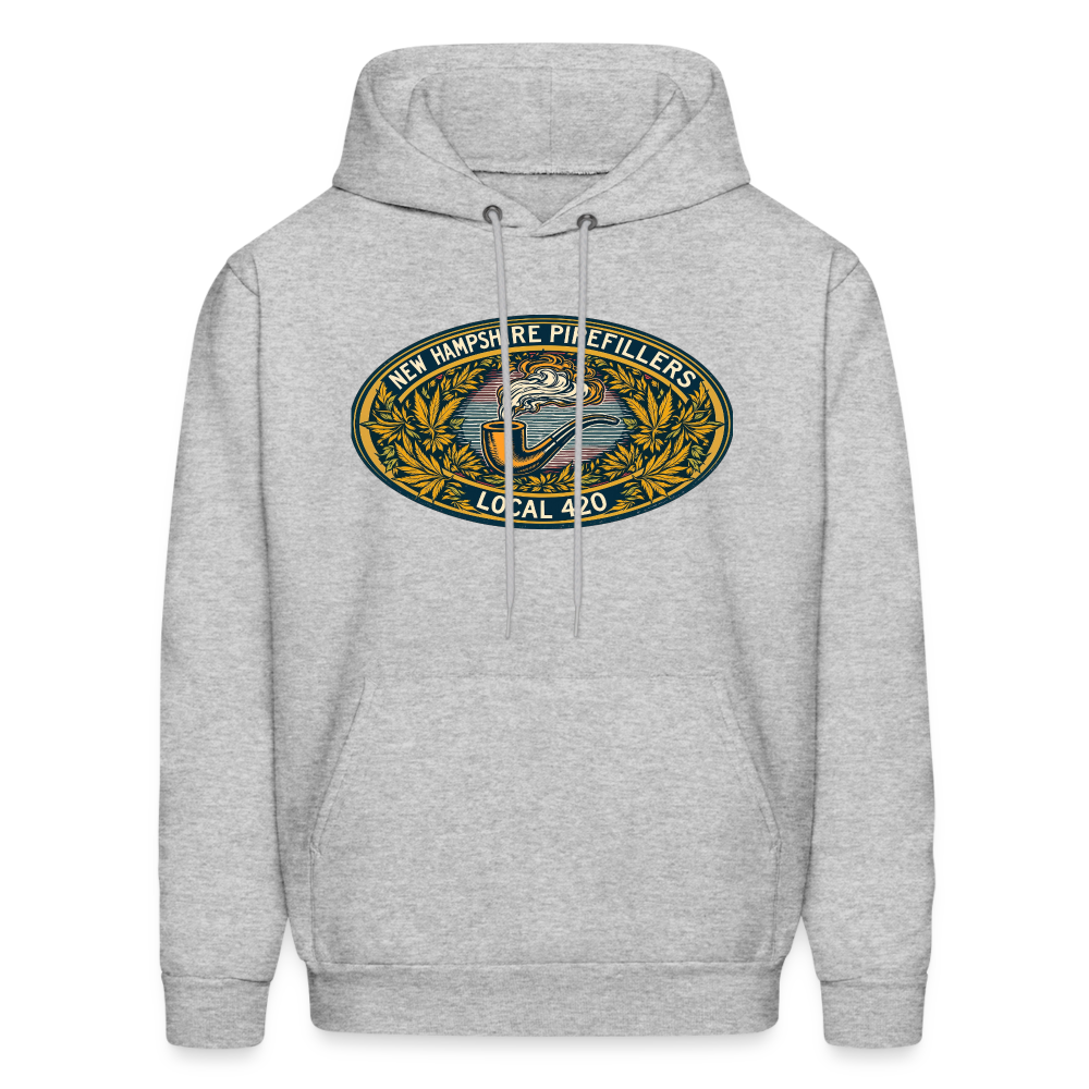NEW HAMPSHIRE PIPEFILLERS UNION LOCAL 420 Hoodie 2 - heather gray