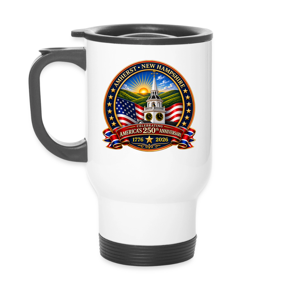 AMHERST 250 Stainless Steel Tumbler - white