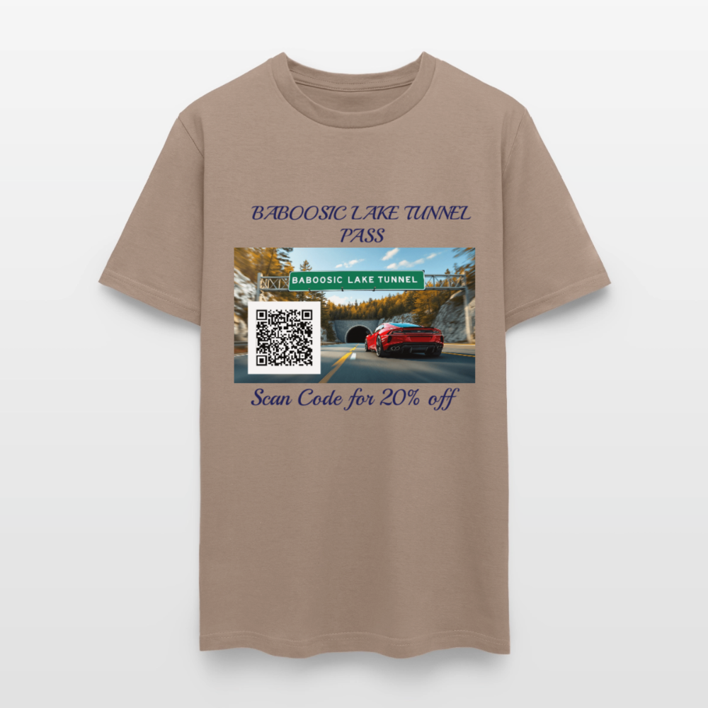 BABOOSIC LAKE TUNNEL PASS TEE - safari
