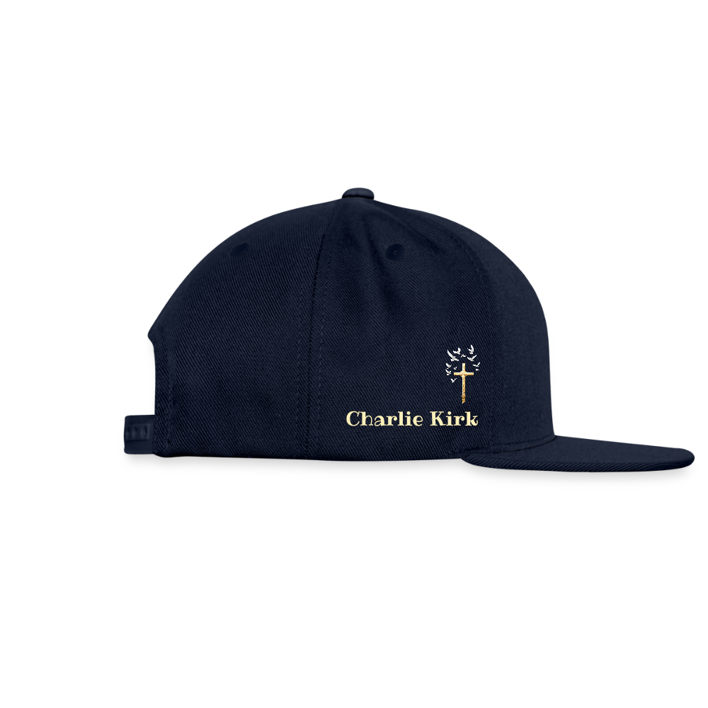 This is the Turning Point Snapback Baseball Cap - navy