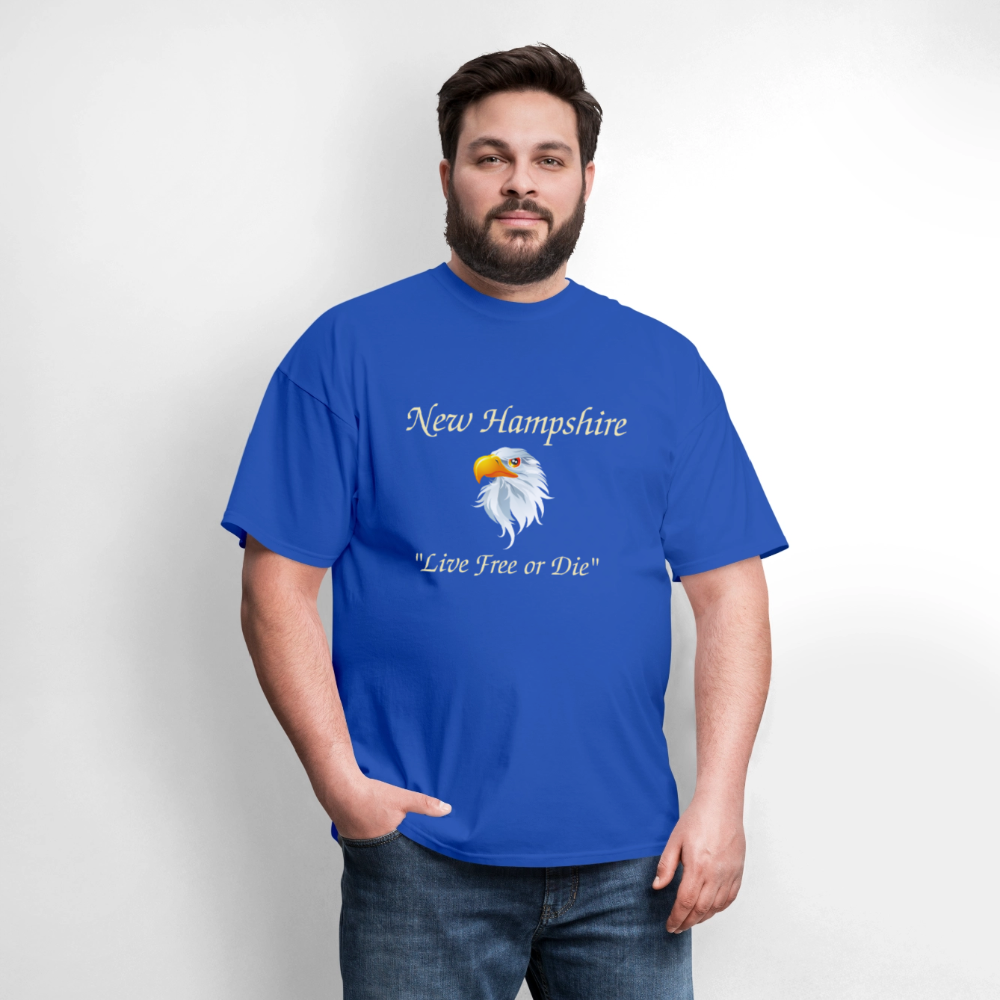 NH Live Free or Die Unisex Classic T-Shirt - royal blue
