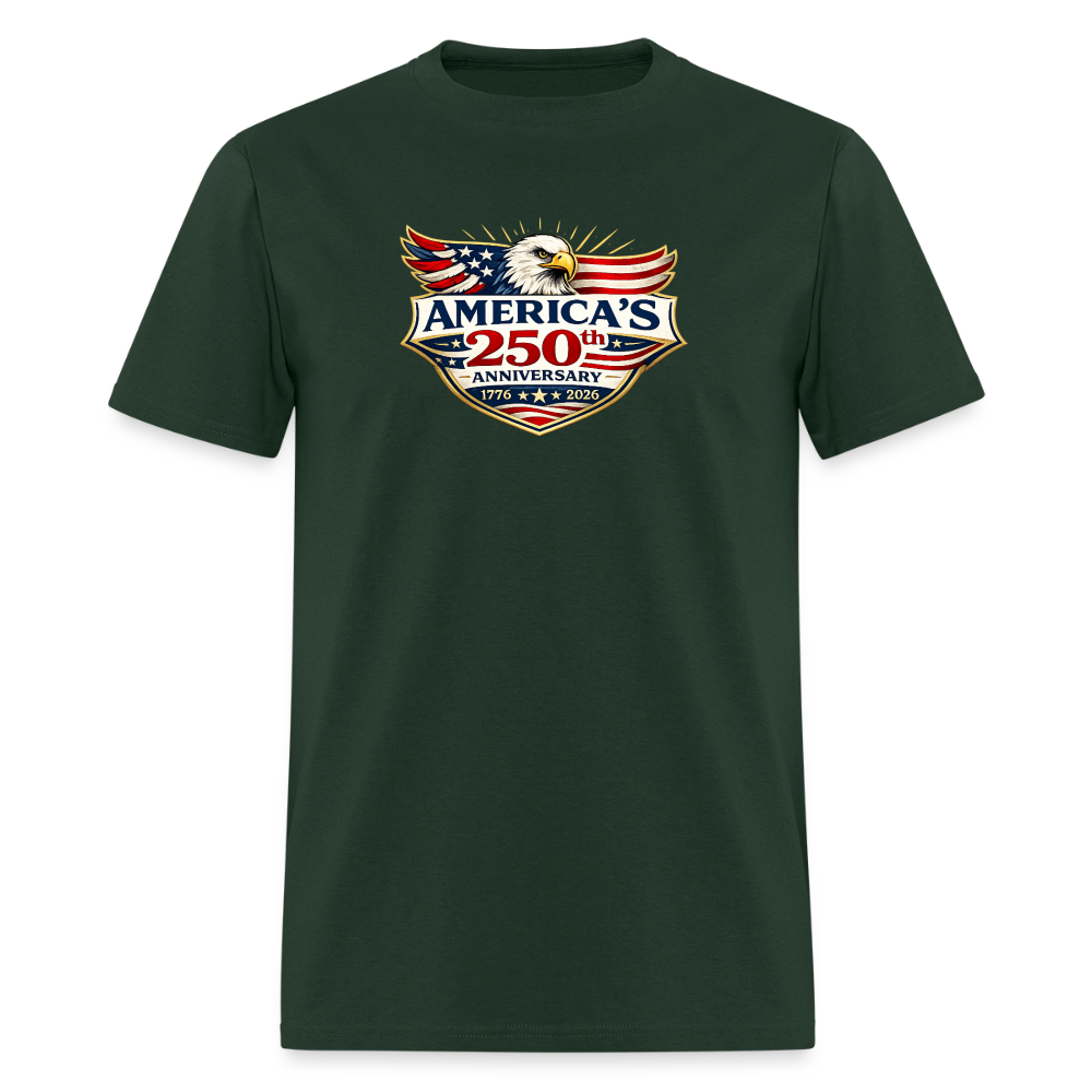 AMERICA 250th ANNIVERSARY Eagle Men's T-Shirt - forest green