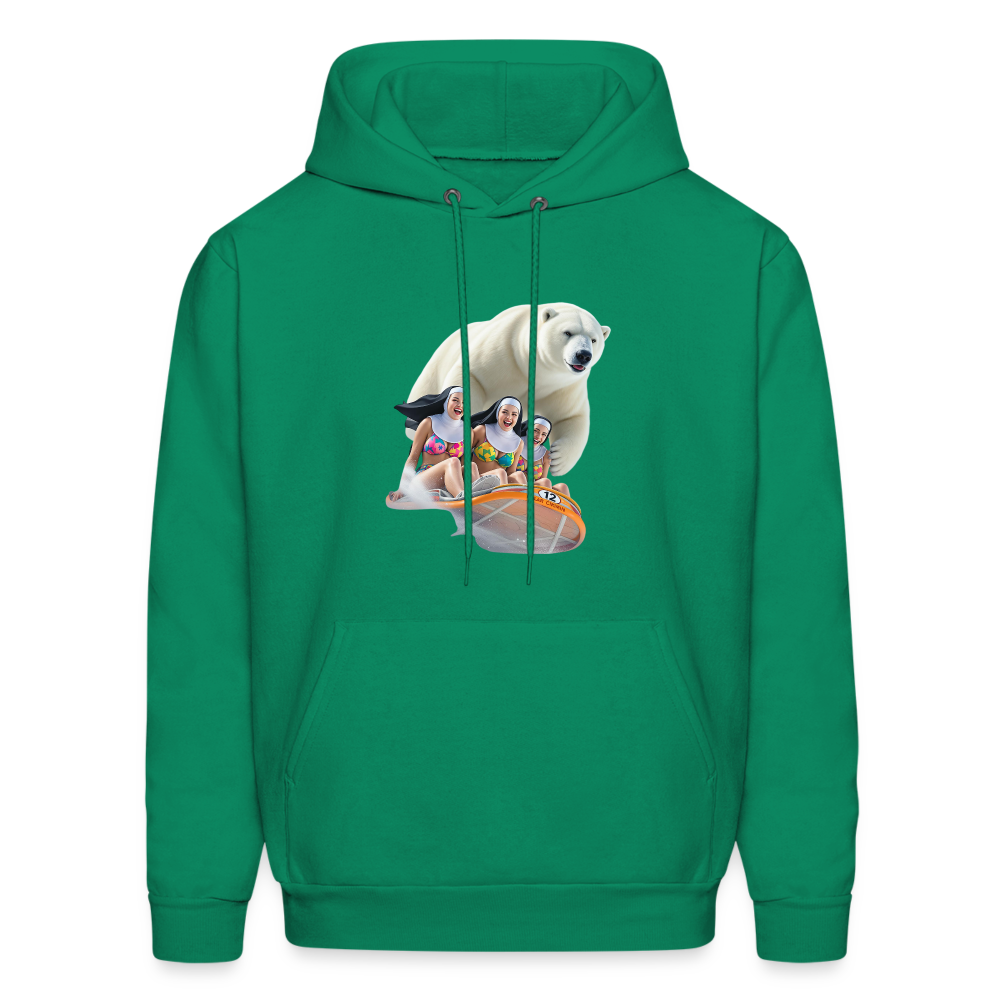 SLED SISTERS Men's Hoodie - kelly green