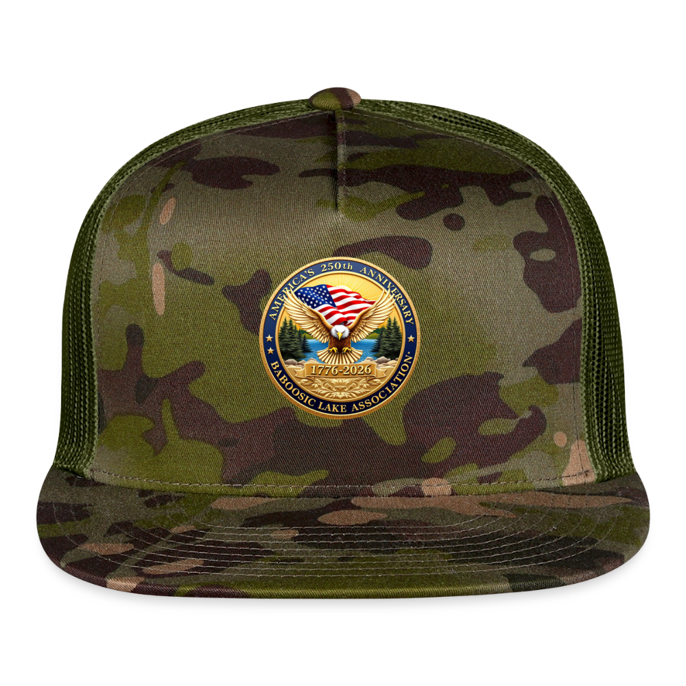 America's 250th Anniversary BLA Trucker Hat - MultiCam\green