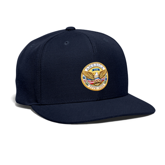 AMERICA 250 ORIGINAL Snapback Baseball Cap - navy