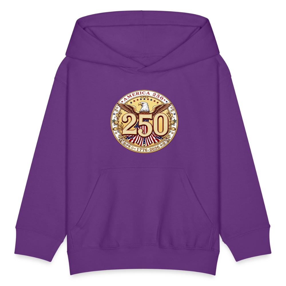 AMERICA 250 Kids' Hoodie - purple