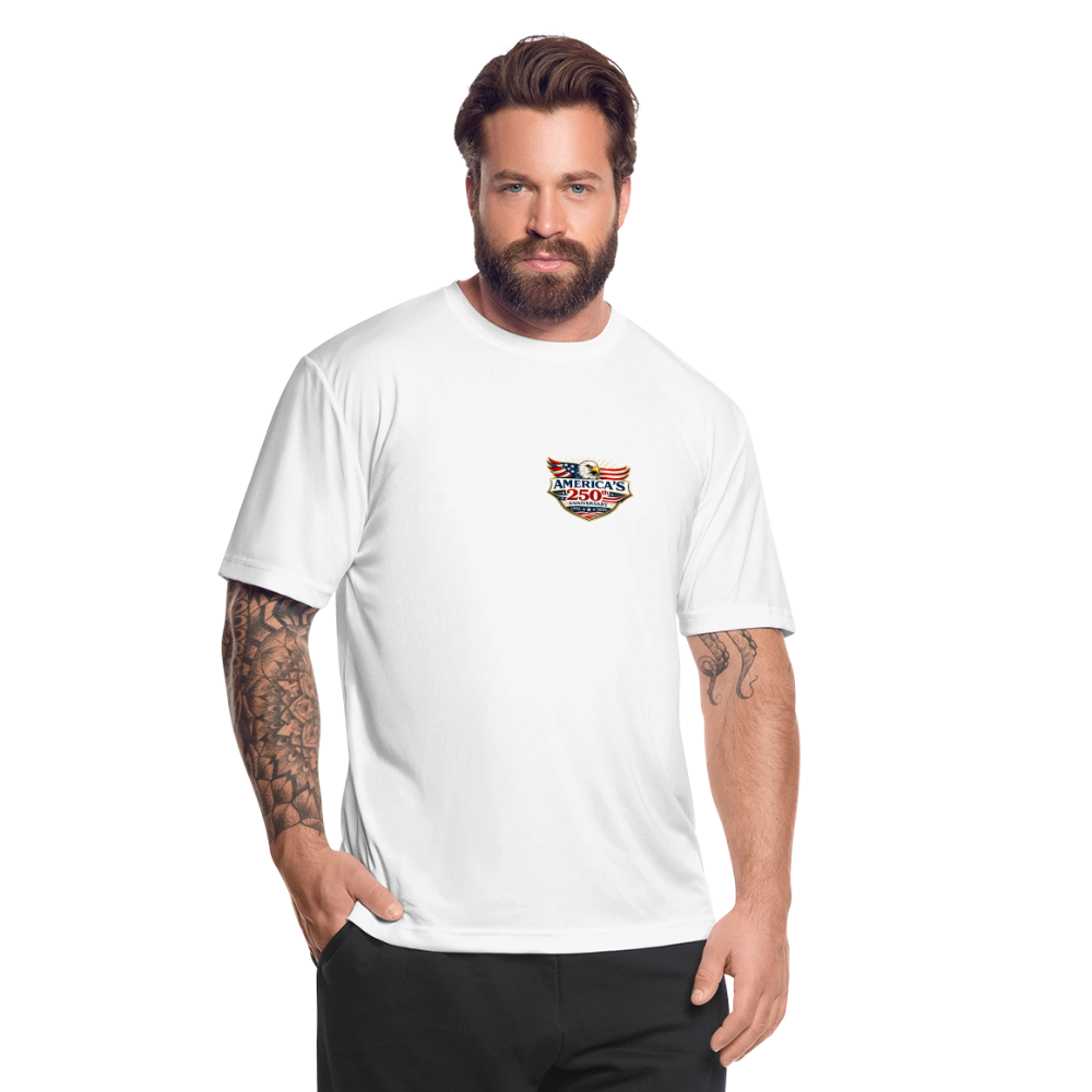 Men’s Moisture Wicking Performance T-Shirt - white