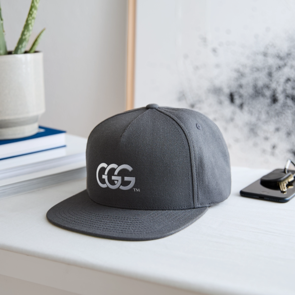 GGG TM LOGO 3 Snapback Baseball Cap - dark grey