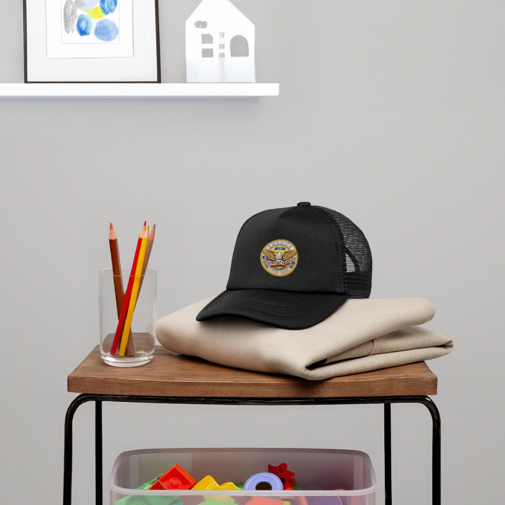 AMERICA 250 Kid's Trucker Cap - black