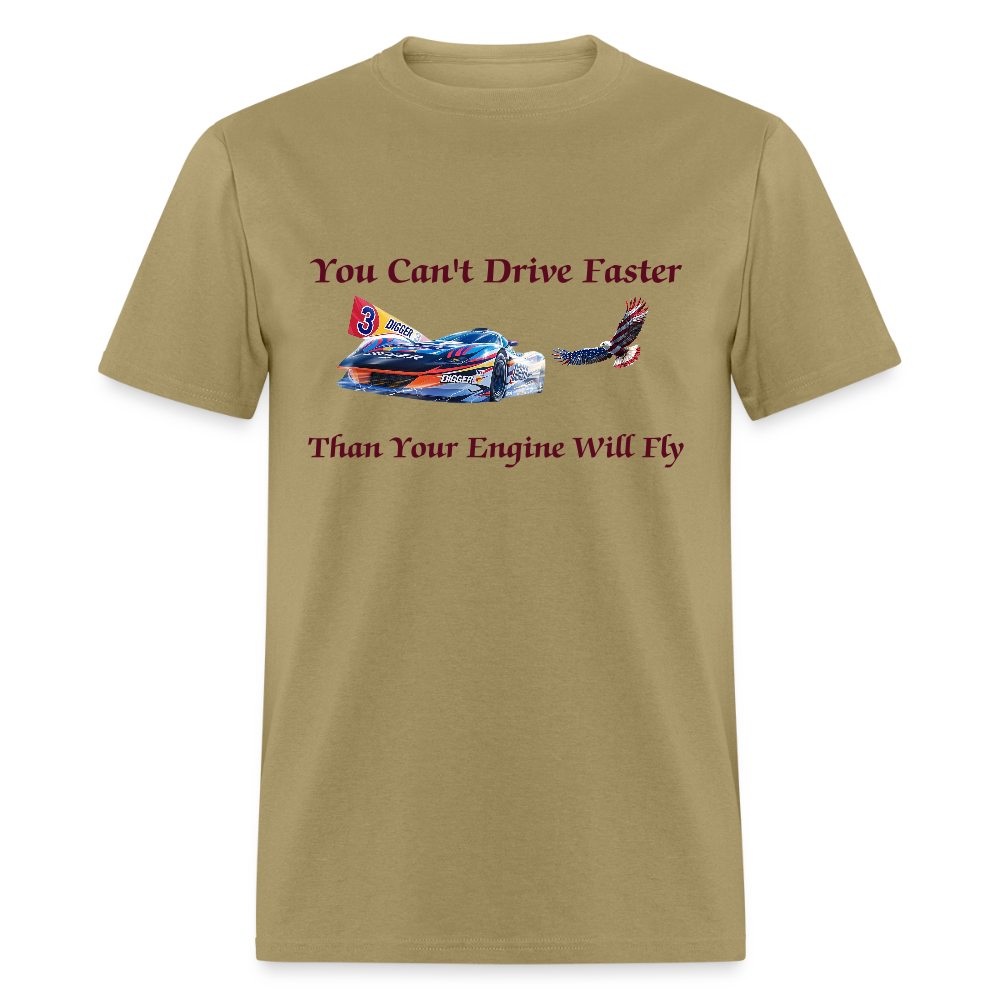 Drive Faster Digger 3 Unisex Classic T-Shirt - khaki