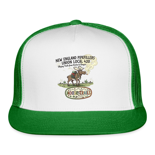 TNE PF MOOSE TRAILS FOR TEES Men's T-Shirt - white/kelly green