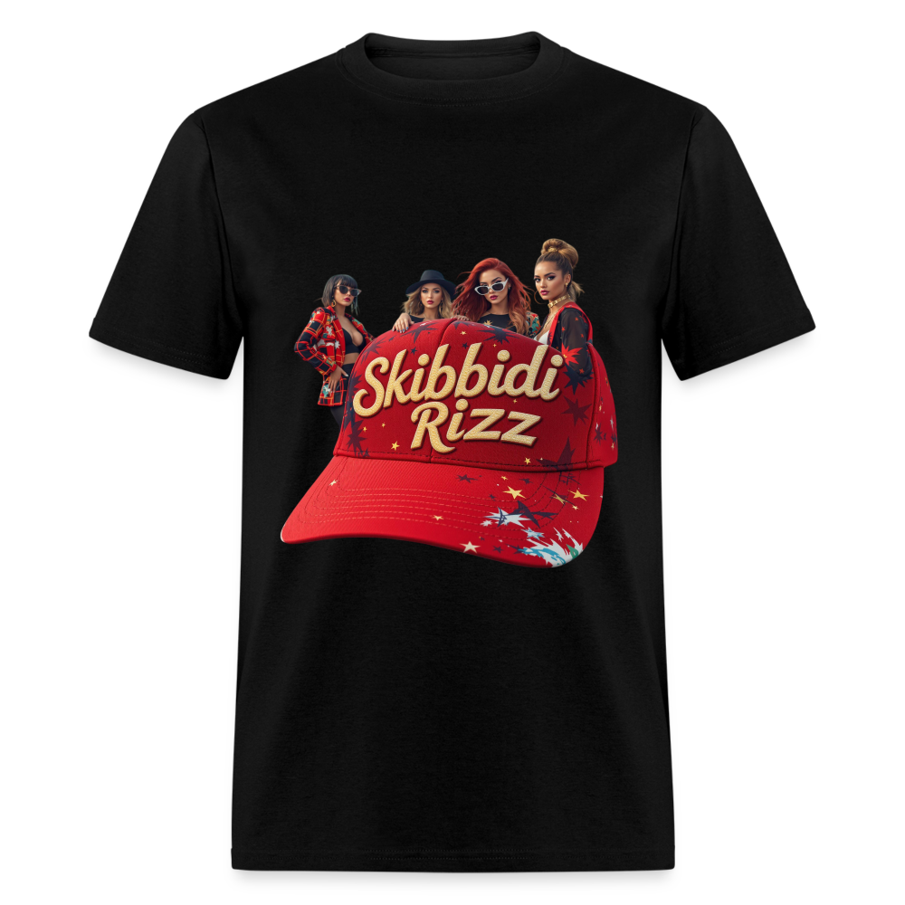 Skibbidi Rizz Authentic Unisex Classic T-Shirt - black