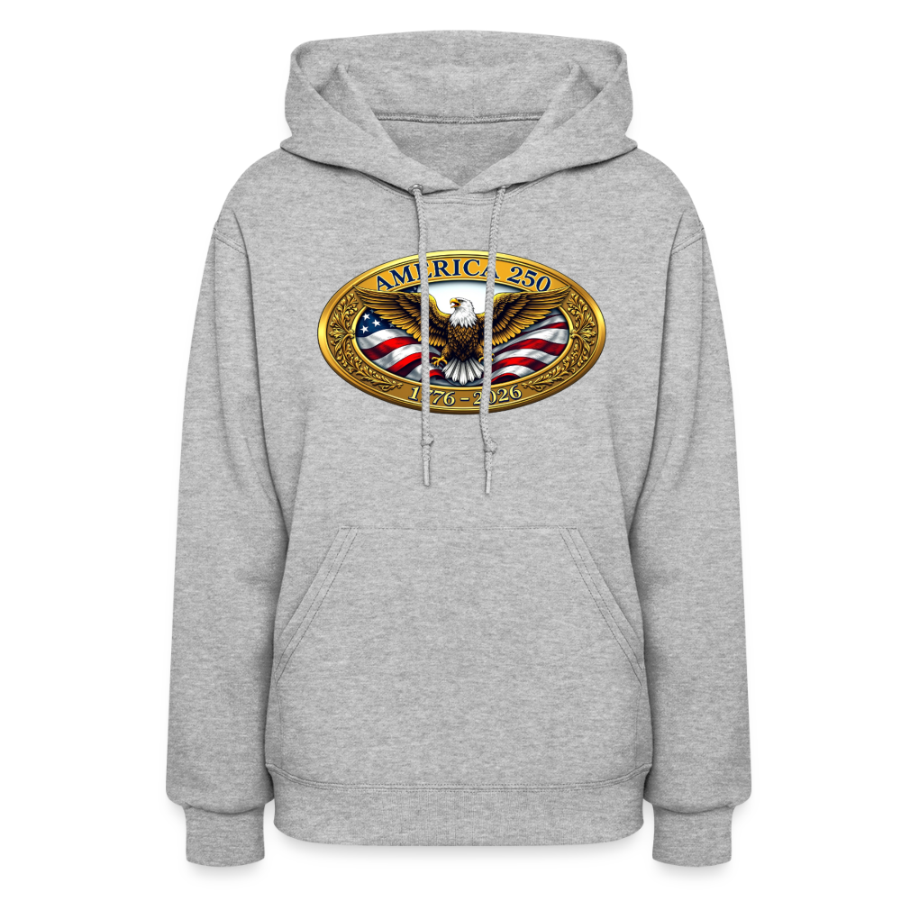 AMERICA 250 Women's Hoodie - heather gray