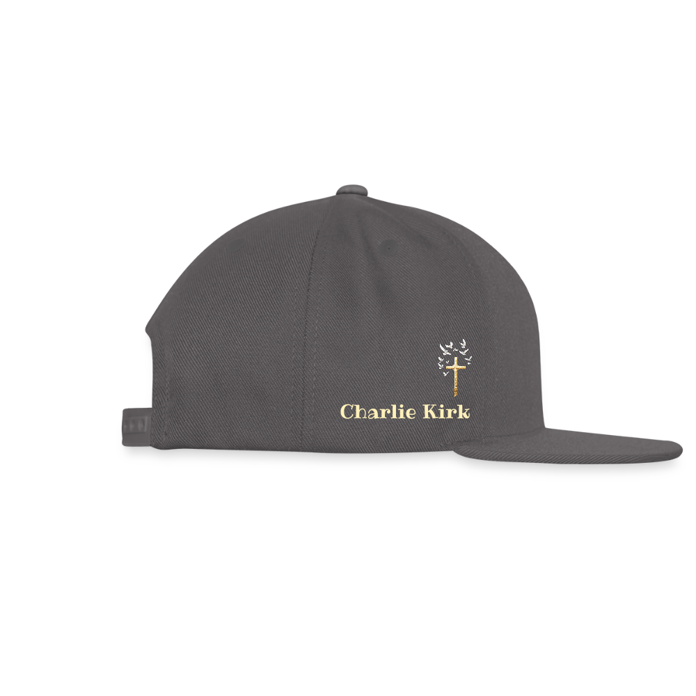 This is the Turning Point Snapback Baseball Cap - dark grey