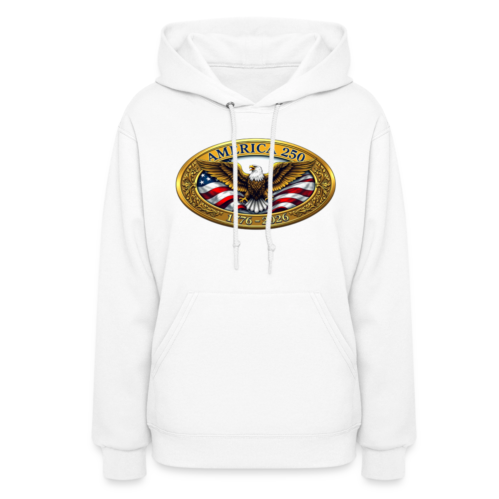 AMERICA 250 Women's Hoodie - white