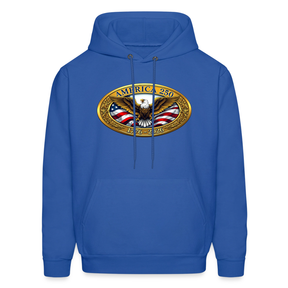AMERICA 250 Men's Hoodie - royal blue