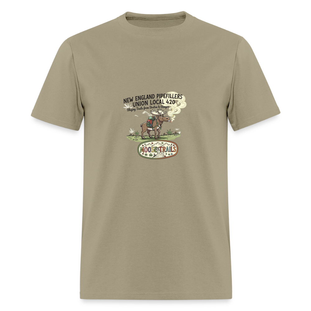 NE PF MOOSE TRAILS FOR TEES Men's T-Shirt - khaki