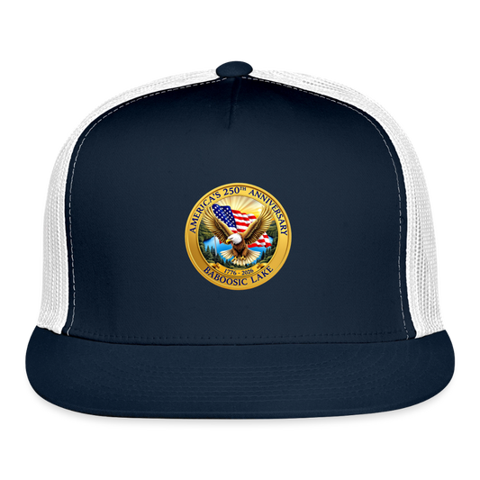 AMERICA 250 AMHERST Trucker Hat - navy/white